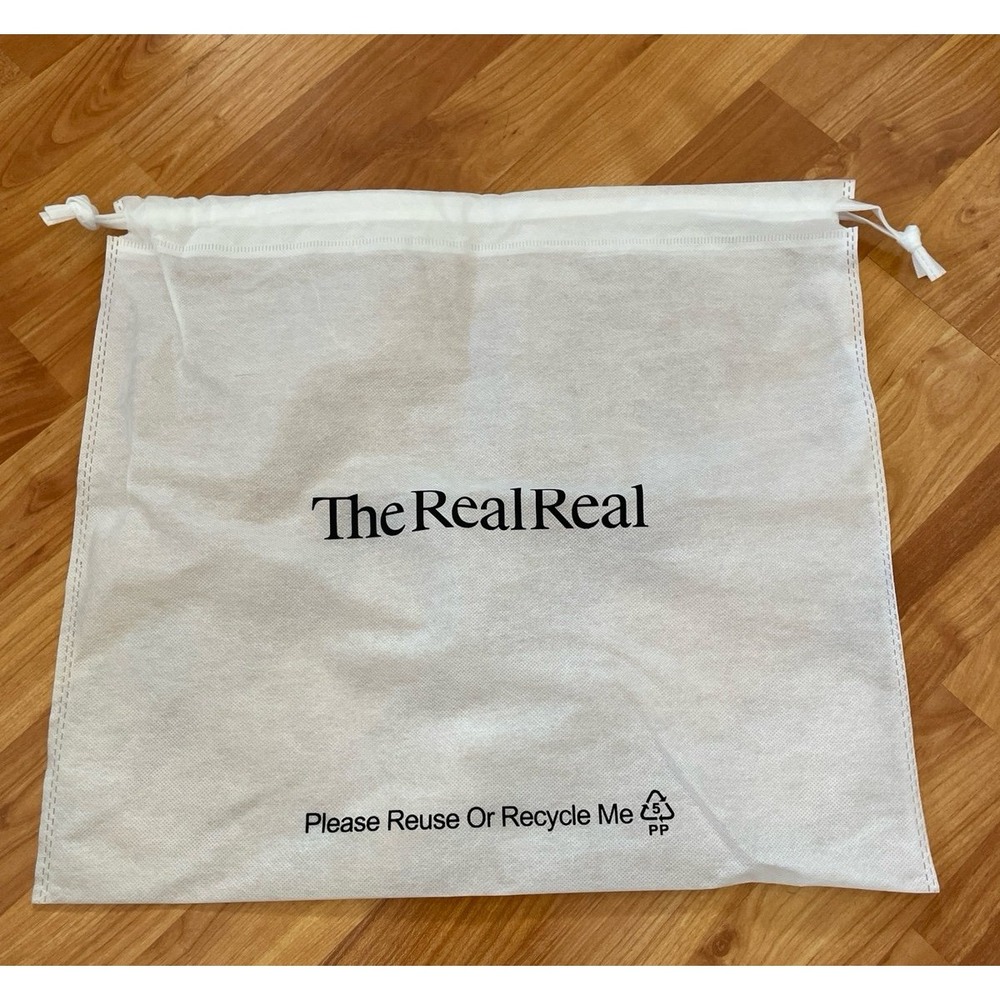 The Real Real drawstring Dust Bag
